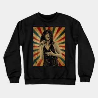 Imelda may - Photo Vintage Retro Look Fan Design Crewneck Sweatshirt